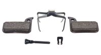par de pastillas de disco sram  strong hrd  strong  mtb road para level tlm ultimate organic aluminio