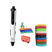 boligrafo 3d filamento plaabs pantalla lcd multitemperatura 10 colores kit creativo