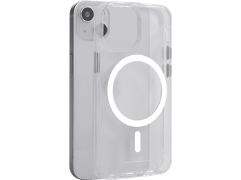 Funda móvil - ISY ISC 1111 MagISY, Para iPhone 15, Poliuretano, Transparente