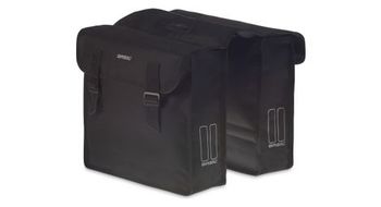 Basil mara bicicleta doble bolsa 26 litros negro l