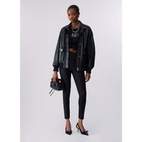 liu jo tops y camisetas t-shirt con logo y strass para mujer