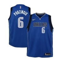 camiseta kristaps porzingis dallas mavericks - nike icon swingman junior