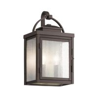 aplique de pared de exterior carlson 2 luces