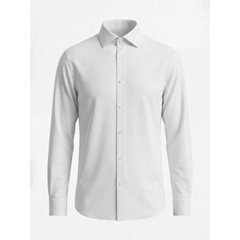 Archivium Camisa manga larga SR11CA NEU5-100 WHITE para hombre