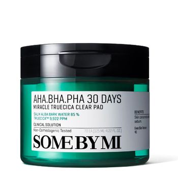 Some By Mi Cosmética Facial Aha Bha Pha 30 Days Miracle Truecica Clear Pad Discos Exfoliantes
