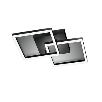 Lámpara De Techo Led Bard Moderna 39w Negro 3394-22-101 Fabas Luce