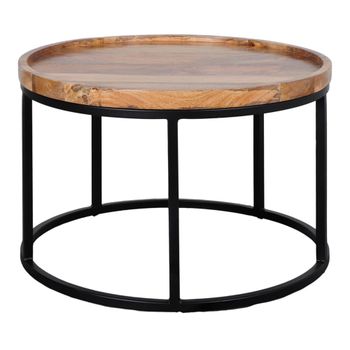 Mesa de centro venecia - negro - 46x70x70