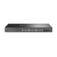 switch gestionable jetstream tp-link sg3428x 24p gigabit l2 y 4 ranuras sfp de 10 ge