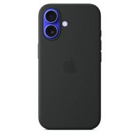 apple funda de silicona con magsafe negra para iphone 16