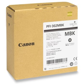 Canon PFI-302MBK cartucho de tinta negro mate (original)