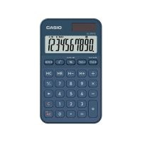calculadora de bolsillo casio sl-310yc 10 digitos solarbateria azul marino