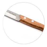 juego de 4 cuchillo  essentiel madera natural madera natural madera n
