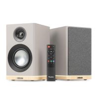 altavoces audizio hifi activos bluetooth 53 80w con hdmi arc y luz ambiental