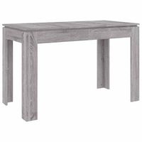 mesa de comedor  mesa de cocina madera de ingenieria sonoma gris 120x60x76 cm