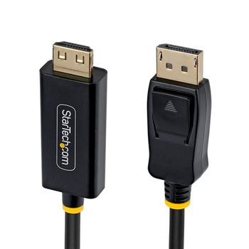StarTech.com Cable Adaptador DisplayPort a HDMI de 2m con Conectores de Agarre - 4K 60Hz con HDR - Conversor de Vídeo Unidireccional DP a HDMI - Adaptador de Vídeo DisplayPort a HDMI