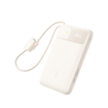 Baseus EnerFill FC11 45W 73Wh 20000mAh Banco de energía con pantalla digital Viene con cable integrado USB-C & iP Baterí