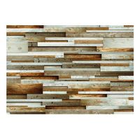 papel pintado 3d - orden de madera 150x105 cm