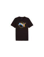 camiseta puma graphics multiple cat logo tee negro