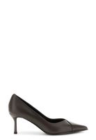 salones de piel napa con corte asimetrico dark brown 36