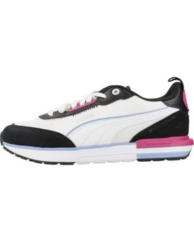 de PUMA ZAPATILLAS MUJER MODELO R22 COLOR BLANCO WHITE
