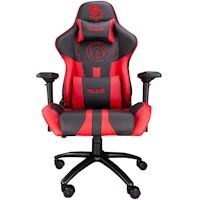 TALIUS Silla Viper Gaming Black/Red, 4D, Butterfly, Base Metal, Ruedas 60mm Nylon, Gas Clase 4