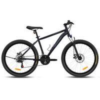 bicicleta de montana evercross em3 26 cuadro de aluminio 21 velocidades frenos de disco suspension delantera r bicicleta negro