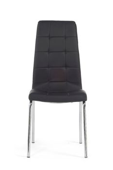 Calgary Black Faux Leather Dining Chairs - Black