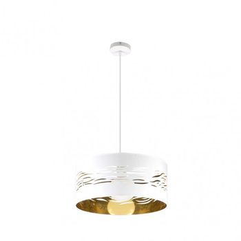 FABRILAMP Colgante Niebla 1xE27 Blanco Blanco Oro 40D