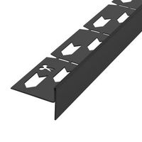 barra de caida del plato de ducha rea black 140 cm right