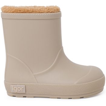 Pisamonas Botas de agua Botas De Agua Barefoot Forro Borreguito para niña