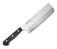 cuchillo usuba de acero inoxidable nitrum 175 mm mango negro
