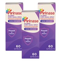 pirinase hayfever 005 nasal spray for adults - 60 sprays - 3 pack