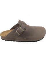 de mawen zueco bio de piel genuina marron