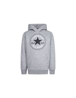 sudadera converse fleece chuck taylor patch core pullover gris heather nino
