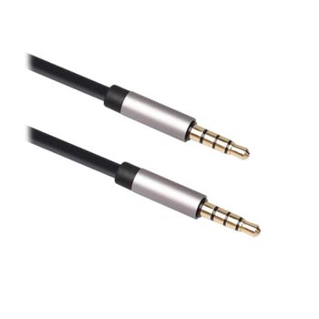 Cable de audio DLH DY-TU5083B 3,5mm macho a 3,5mm macho 2 m negro