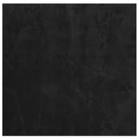 alfombra de pelo corto suave lavable huarte negro 120x120 cm vidaxl