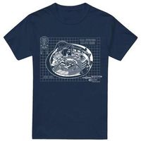 star trek camiseta manga larga bridge para hombre