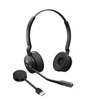 auriculares jabra inalambricos dect con microfono cancelacion de ruido y usb negrotitanio