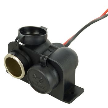 2-way Socket 12V waterproof