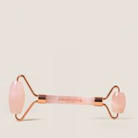 omorovicza rose quartz roller double ended in box