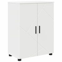 gabinete de bano 60 x 35 x 80 cm madera de ingenieria metal vidaxl