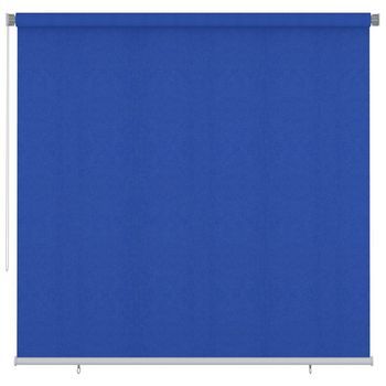 Persiana Enrollable De Exterior 245(ancho)x230(alto)cm Azul Hdpe Vidaxl