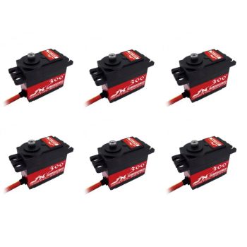 6PCS JX Servo PDI-6225MG-300 Grado PDI-6225MG 25kg Servo Digital de Engranajes Metálicos Para Avión RC