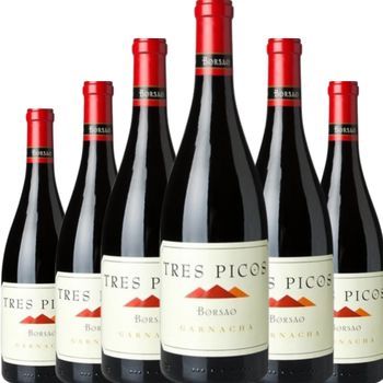 Borsao Tres Picos Vino Tinto Crianza Elaborado Con Garnacha De Es 75 Cl 15 % Pack 6 Botellas