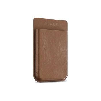 Estuche Plaud Note Case Marrón Piel Magnético Resistente al Agua MagSafe