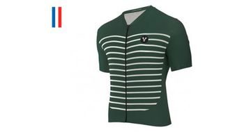 Maillot mangas cortas lebram ventoux agave verde slim fit