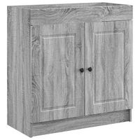cabinet debajo del fregadero sonoma gris 785 x 375 x 81 cm vidaxl