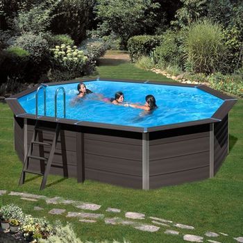 Piscina Gre Ovalada Kpcov66 Composite Avantgarde 6.64 Mts X 3.86 Mts X 1.24 Mts De Alto