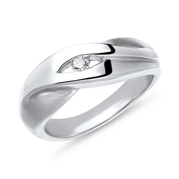 Anillo de plata 925 con piedra circonita