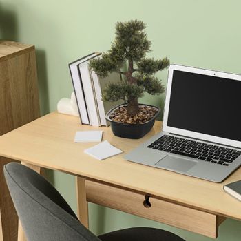 Planta artificial con macetero kiefer h 44 cm